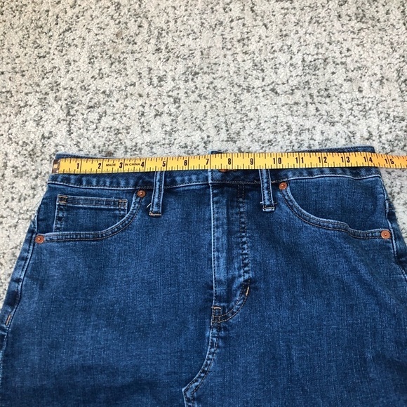 Madewell Frayed Denim Skirt Size 6 - Picture 7 of 9